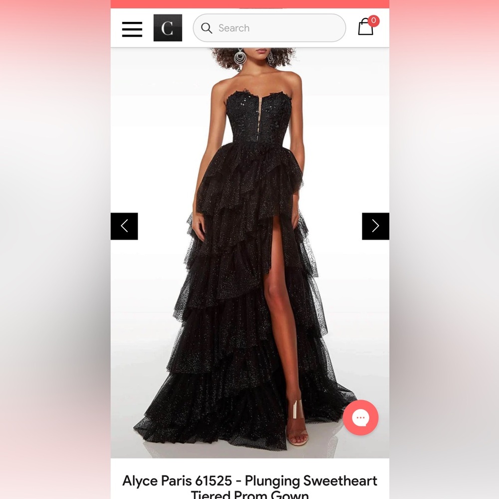 Prom dress. ALYCE PARIS brand worn once for 2 hours for dance